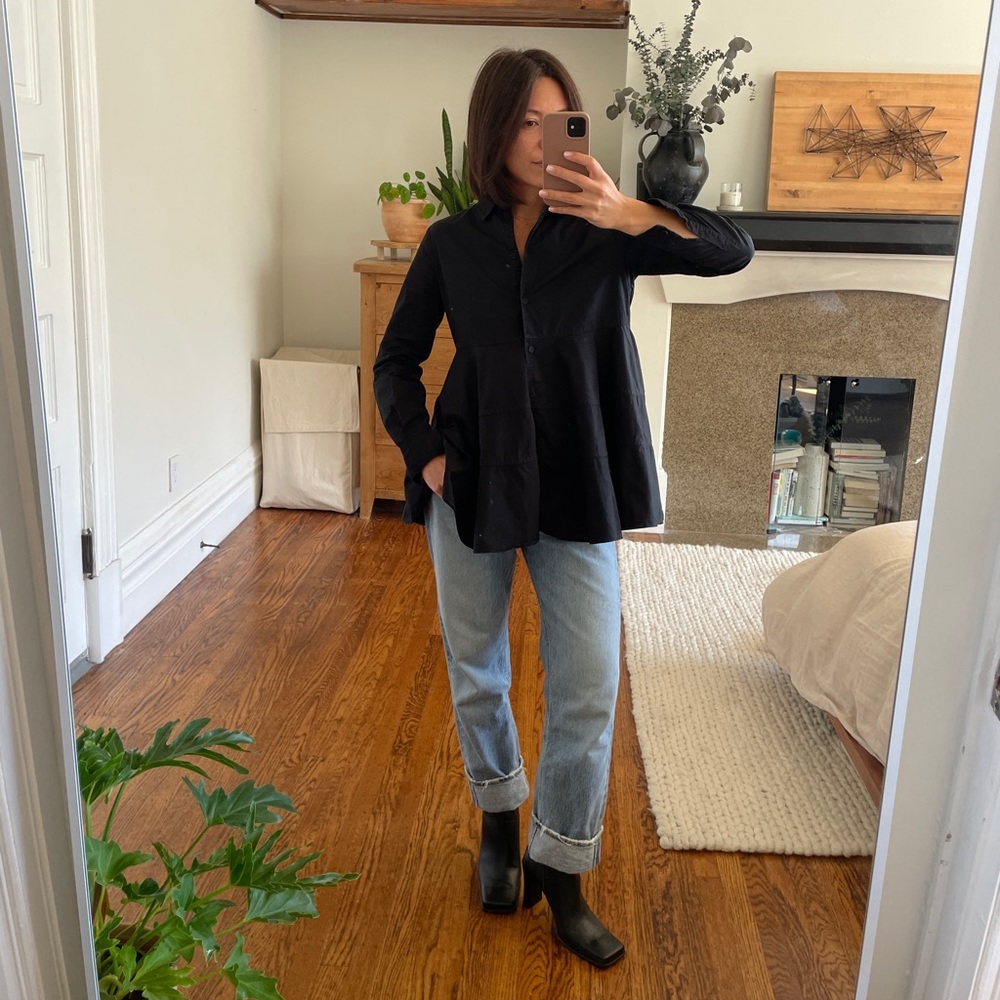 CO Black Button-up - Picture 3 of 6